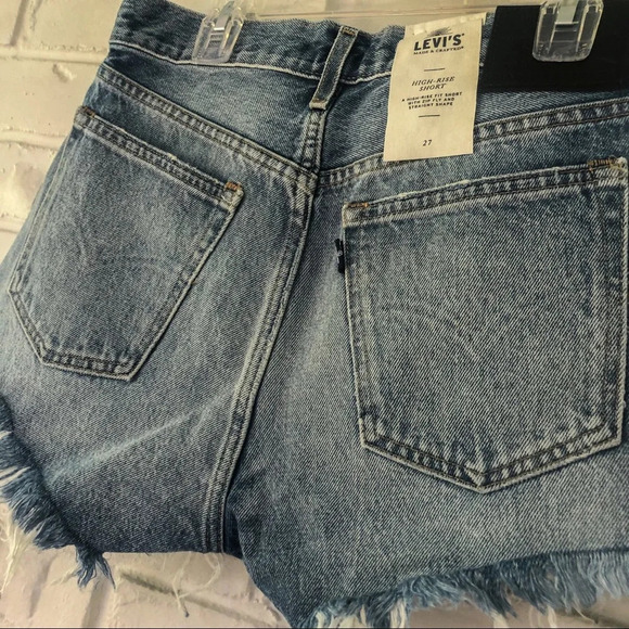 Levi's Made & Crafted Cheeky High Rise Denim Short - Picture 8 of 8